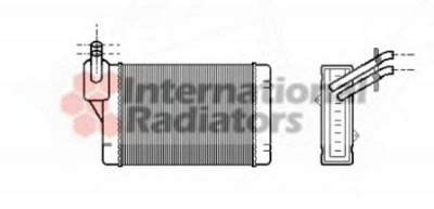 VAN WEZEL 58006069 -  Теплообменник, отопление салона